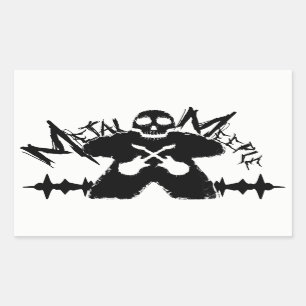 Metal Meeple - Sticker