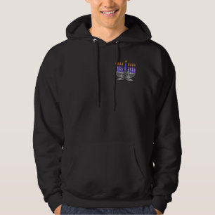 Metal Menorah 2-Sided Dark Hoodies