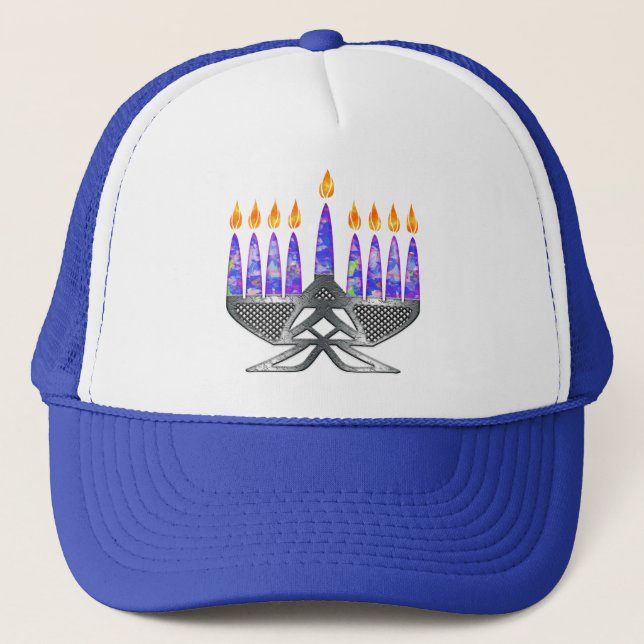 Metal Menorah Hats (Front)