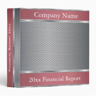 Metal Mesh Company Style DIY Text Rose Gold Binder