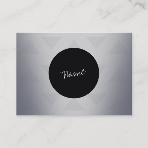 Metal Minimalist Elegant Business Cards