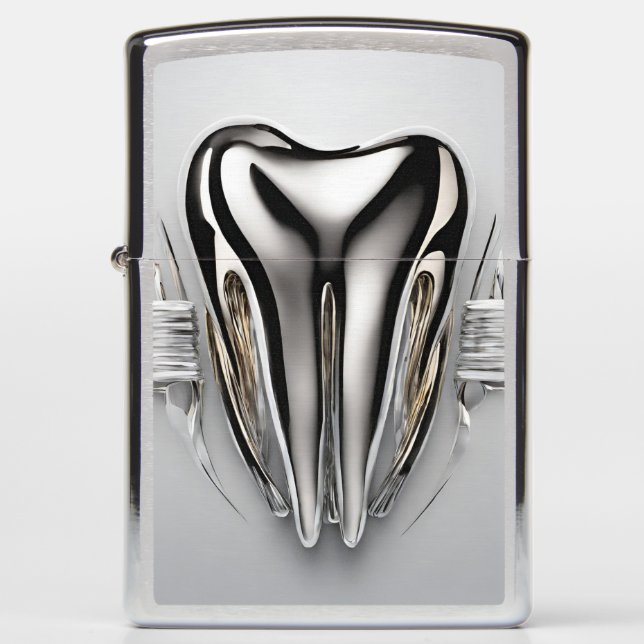 Metal Molar Zippo Lighter (Front)