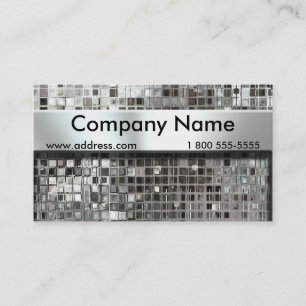 Metal Mosaic And Nameplate Business Cards