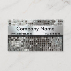 Metal Mosaic And Nameplate Business Cards at Zazzle