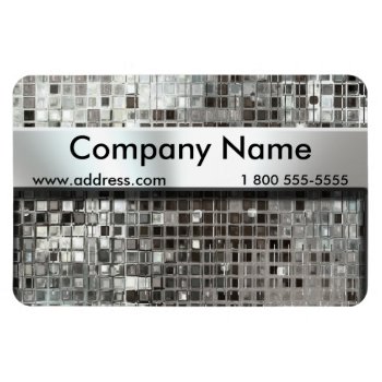 Metal Mosaic And Nameplate Flexible Magnet by MetalShop at Zazzle