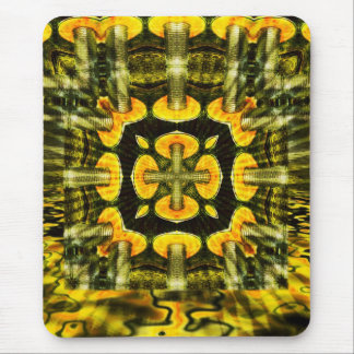 Metal Mushrooms : Geometric Art Mousepad