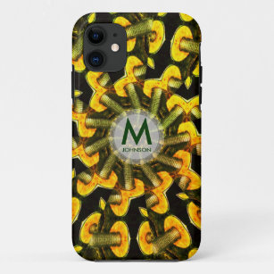 Metal Mushrooms Geometric Spiral iPhone 5 Case