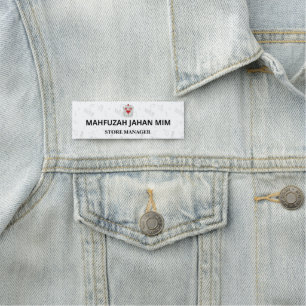 Metal Nameplates. Laser Engraved. Same Day! Name Tag