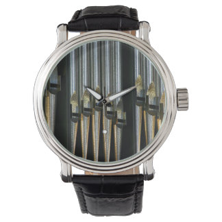 Metal organ pipes watch