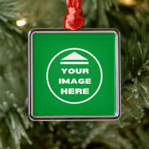Metal Ornament - Personalized - Add Image / Text