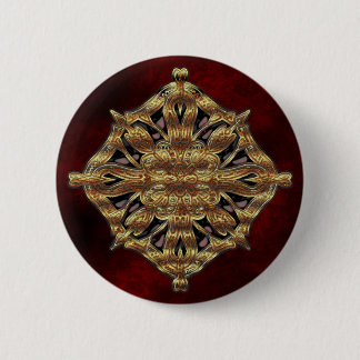 Metal Ornament Pinback Button