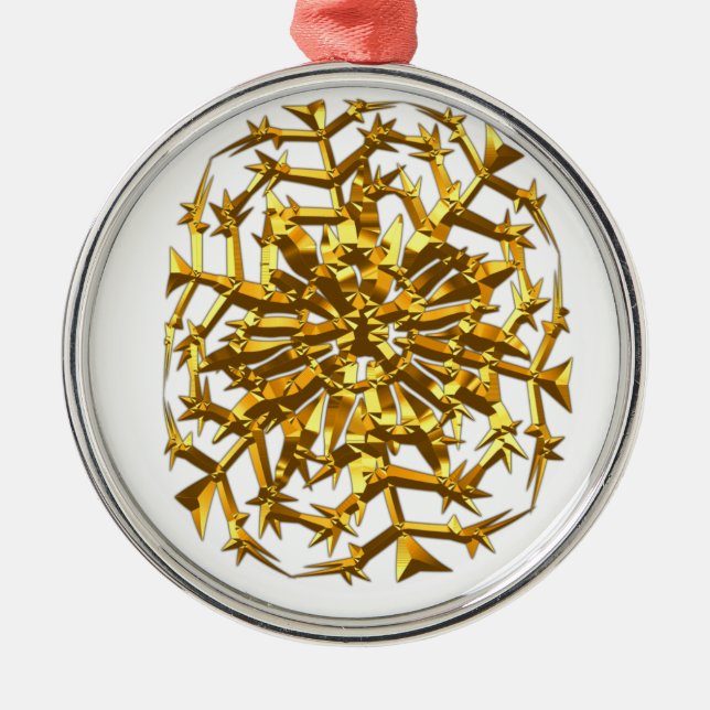 Metal Oval Ornament (Front)