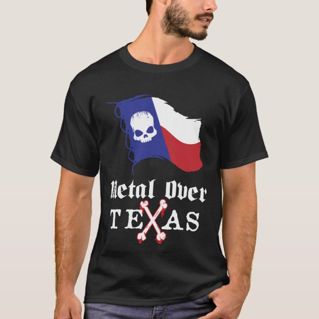 Metal Over Texas T-Shirt (Front)
