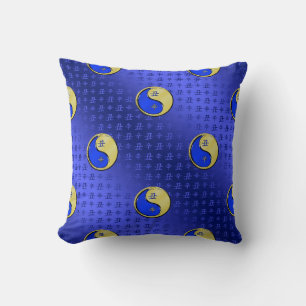 Metal Ox Throw Pillow