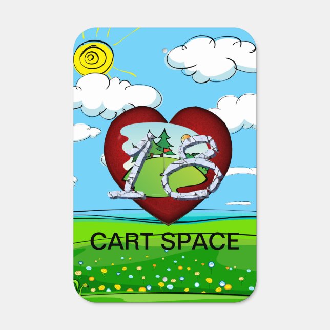 Metal Parking Sign (Front)