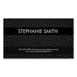 Metal Pattern Business Card Magnet