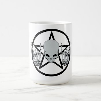 Metal Pentagram Mug by HeavyMetalHitman at Zazzle