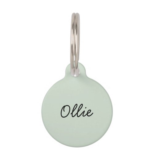 Metal Personalized Minimalistic Pet Dog or Cat Tag