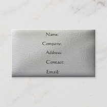 Metal - pitted business card