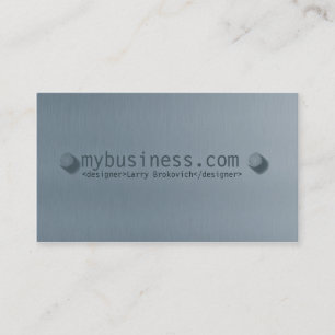 Metal Plate Business Card