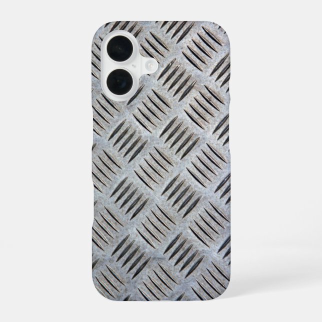 Metal Plate Texture Iphone Case (Back)