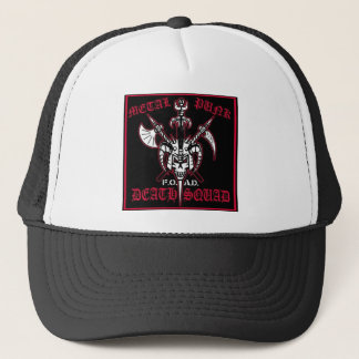 METAL PUNK DEATH SQUAD TRUCKER HAT
