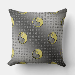 Metal Rabbit Throw Pillow