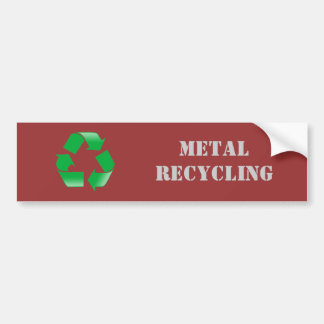 Metal Recycling Sticker