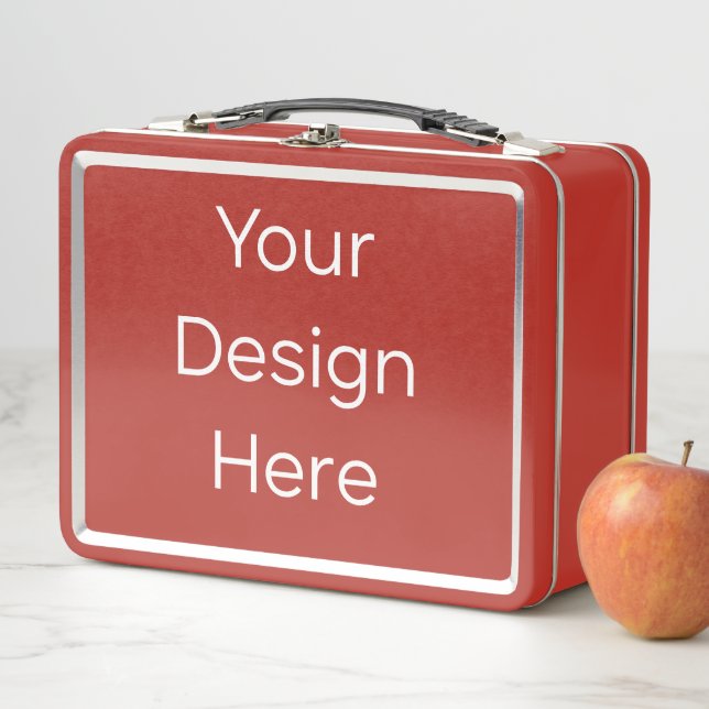 Metal Red Lunchbox (In Situ)