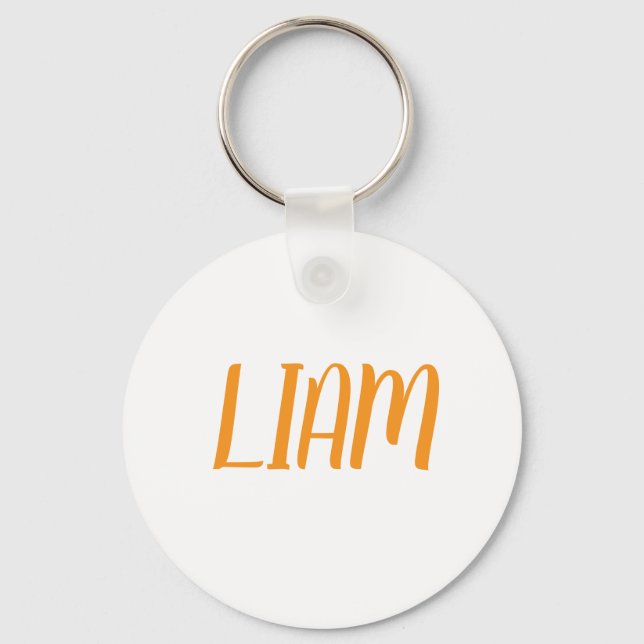 Metal ring keychain (Back)