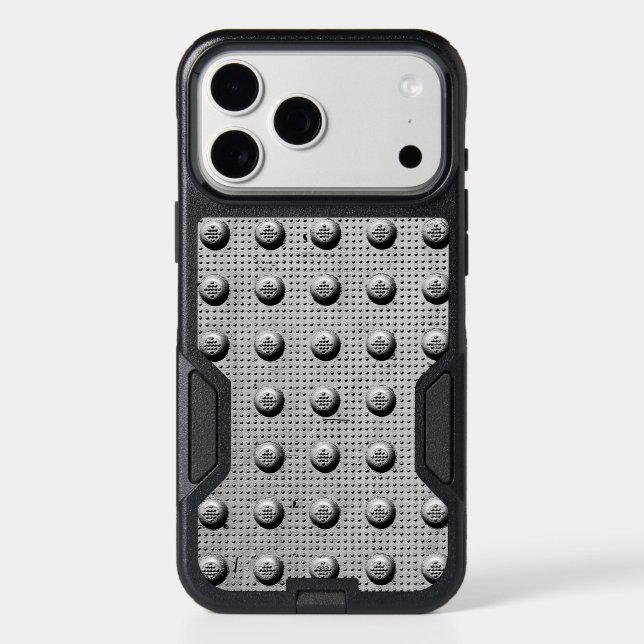 Metal Road Plate Otterbox iPhone Case (Back)