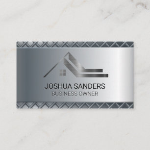Metal Roof Top Realtor Business Card