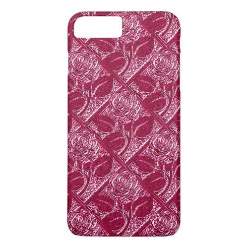 Metal Roses_13_Magenta_iPhone 7 Plus Case