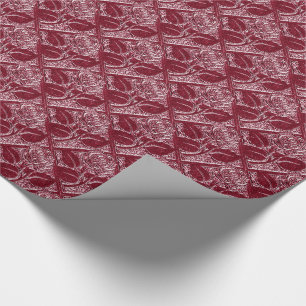 Metal Roses-16-Wine-Gift Wrapping Paper