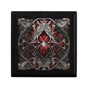 Metal Ruby Art Gift Box