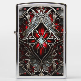 Metal Ruby Art Zippo Lighter