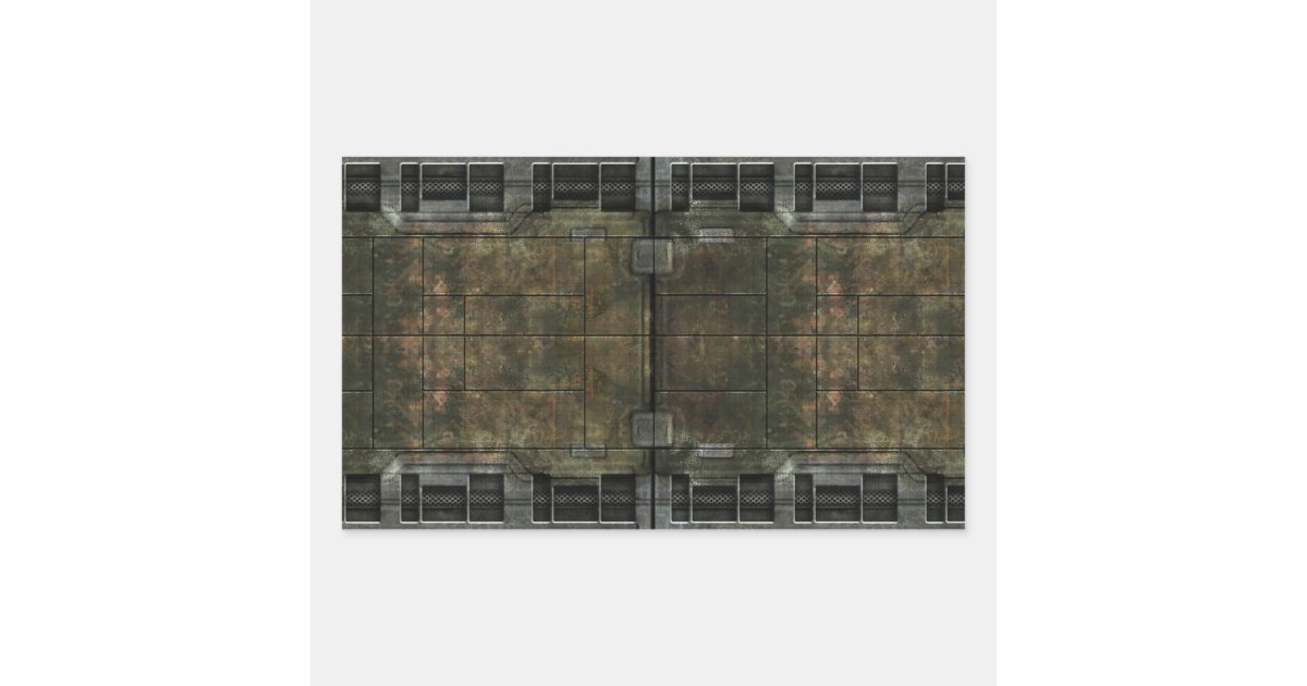 Metal Rust Rectangular Sticker | Zazzle