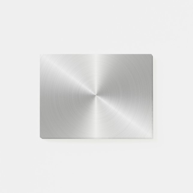 metal school work professional grunge post it note (Front)