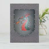 Metal Shield Dragon Chainmail (Standing Front)