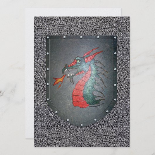 Metal Shield Dragon Chainmail (Front/Back)