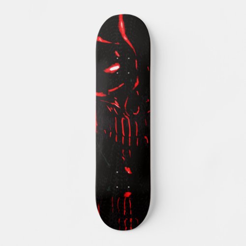 Metal Skull Skateboard Deck