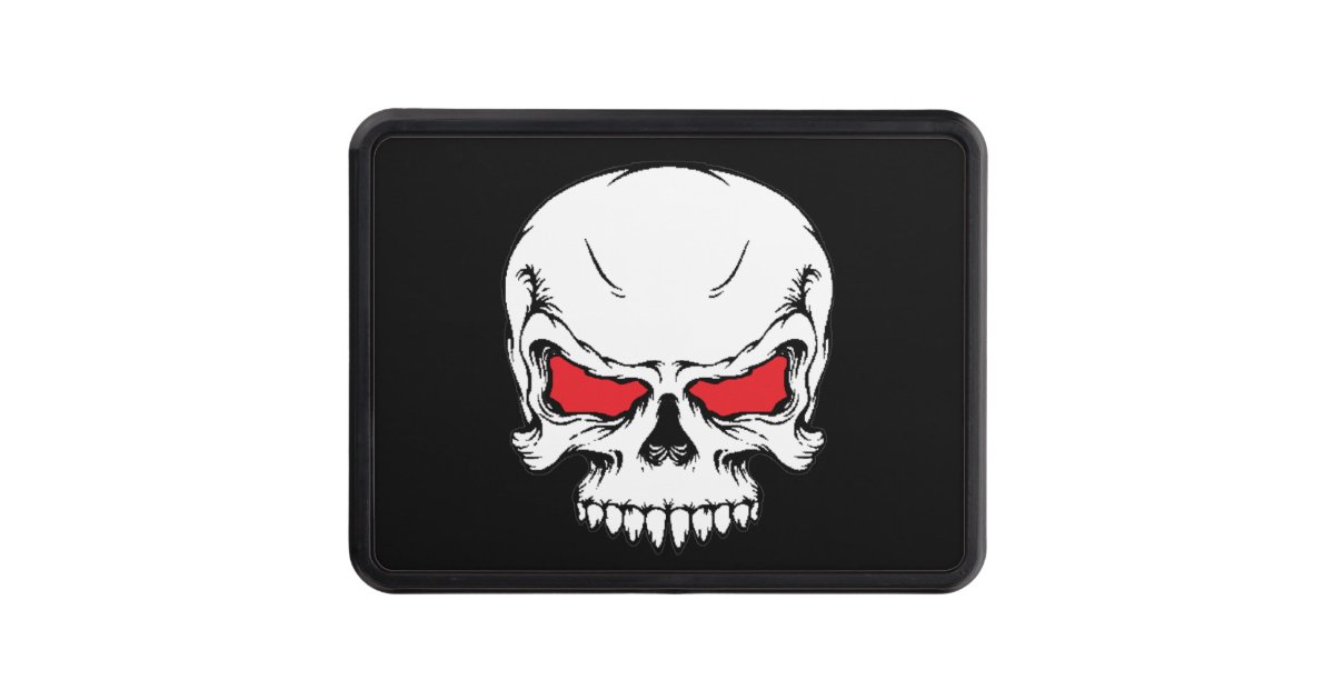 Metal Skull Tow Hitch Hitch Cover Zazzle