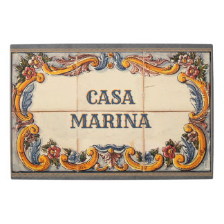 Metal Spanish House Sign (text customizable)