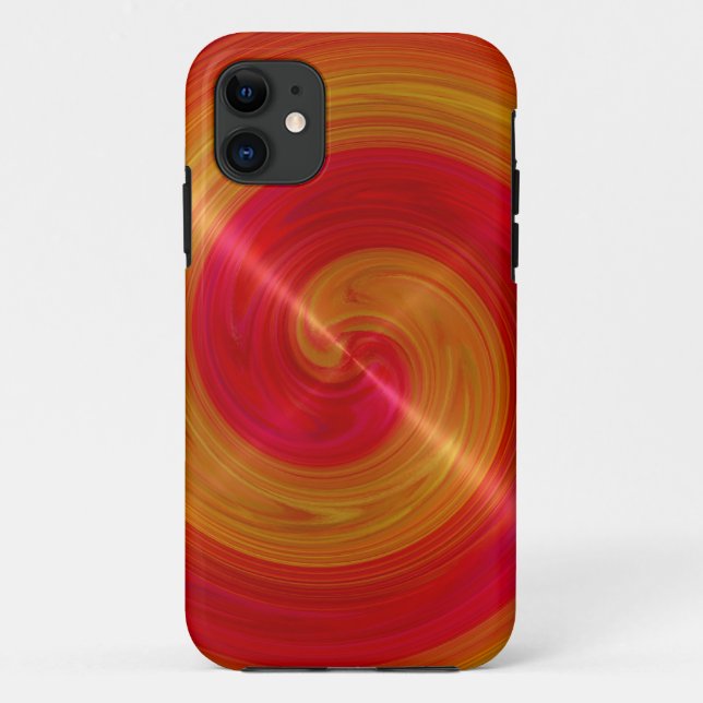 Metal Spiral Abstract Art Case-Mate iPhone Case (Back)