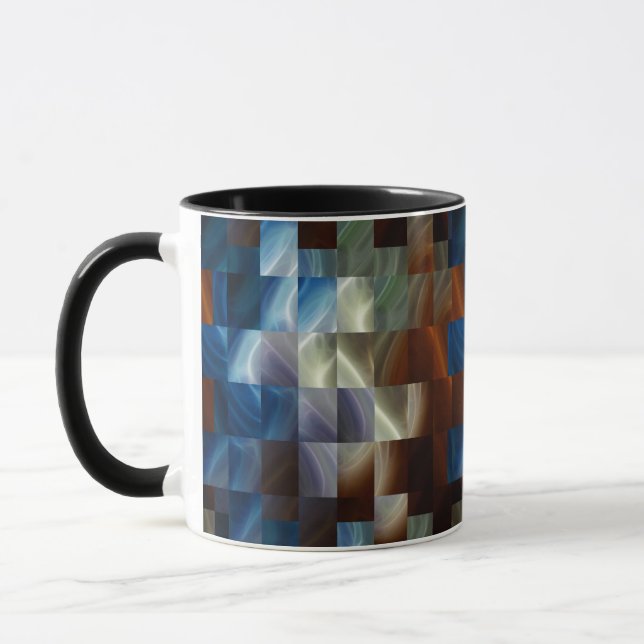 Metal Squares Mug (Left)