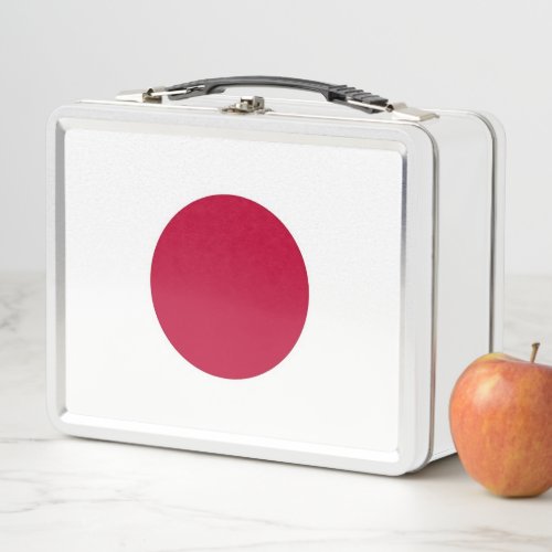 Metal Stainless Lunchbox with Japan flag