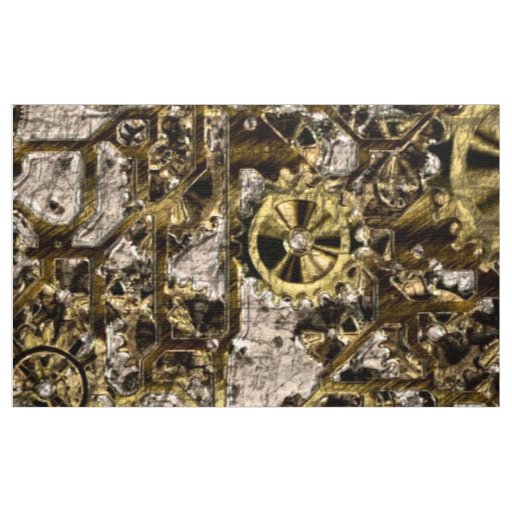 Metal Steampunk Fabric