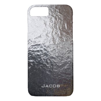 Metal Steel Chrome Rock Iphone 8/7 Case by CustomizedCreationz at Zazzle
