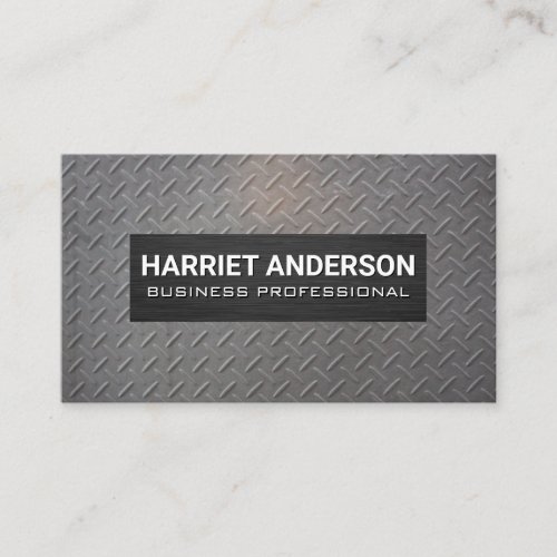 Metal Steel Pattern Business Card