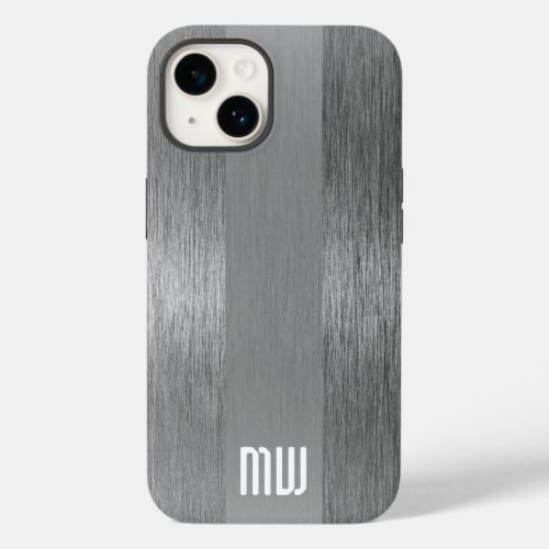 Metal Stripe Monogram Case_Mate iPhone 14 Case